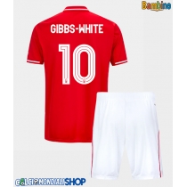 Maglie da calcio Nottingham Forest Morgan Gibbs-White #10 Prima Maglia Bambino 2025-26 Manica Corta + Pantaloni corti)